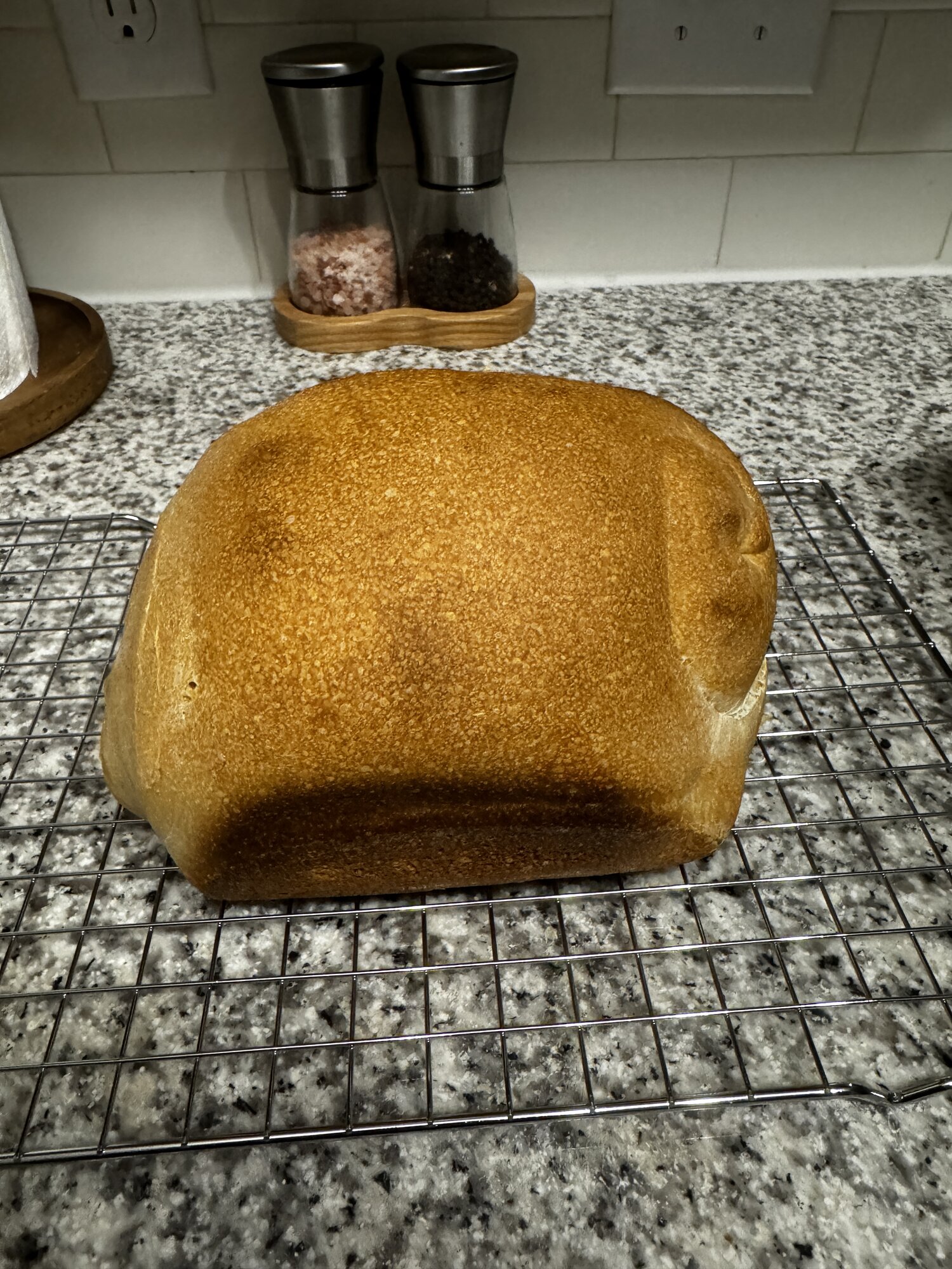 Bake004 cooling after an excellent rise and a rich golden bake.